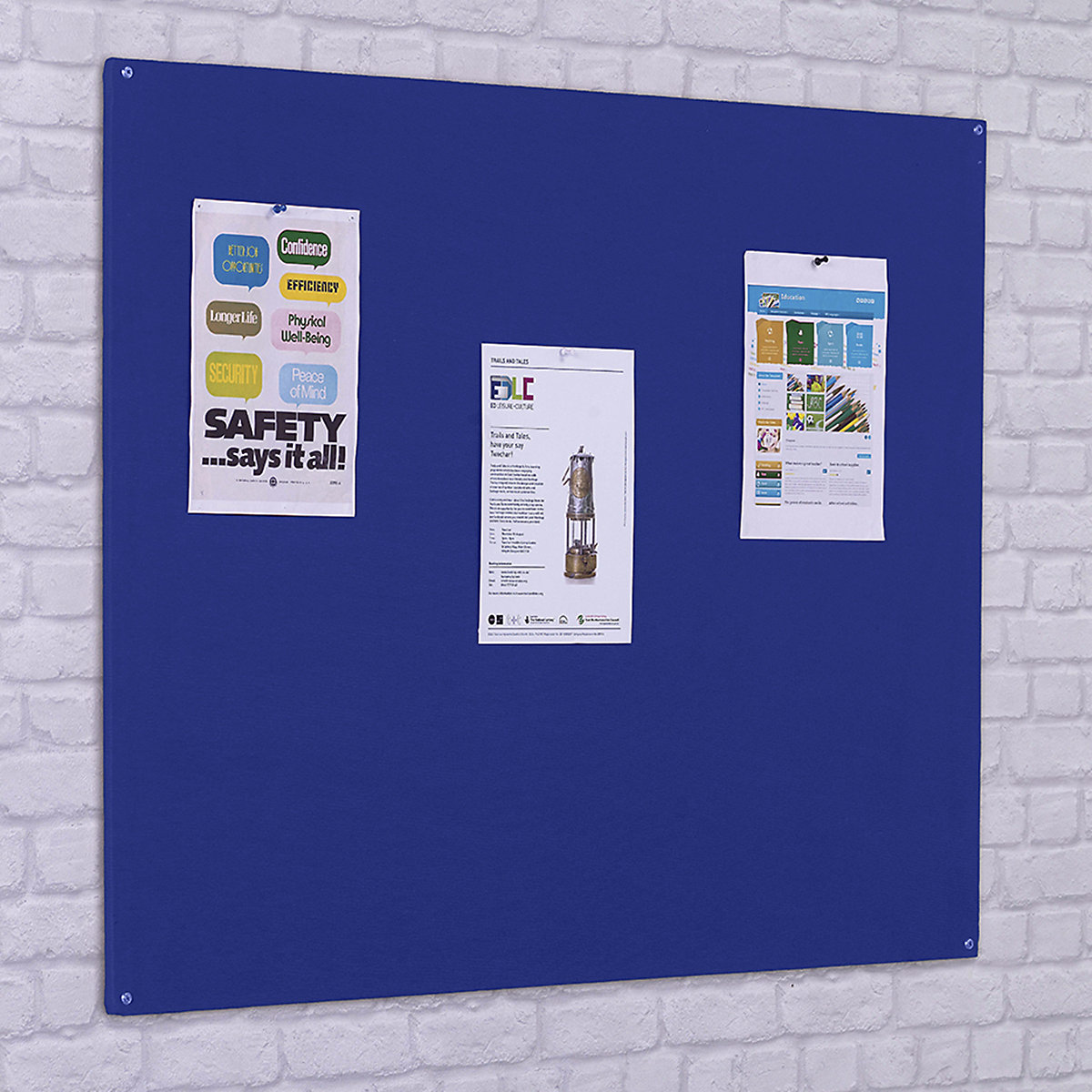 Decorative Unframed Noticeboard