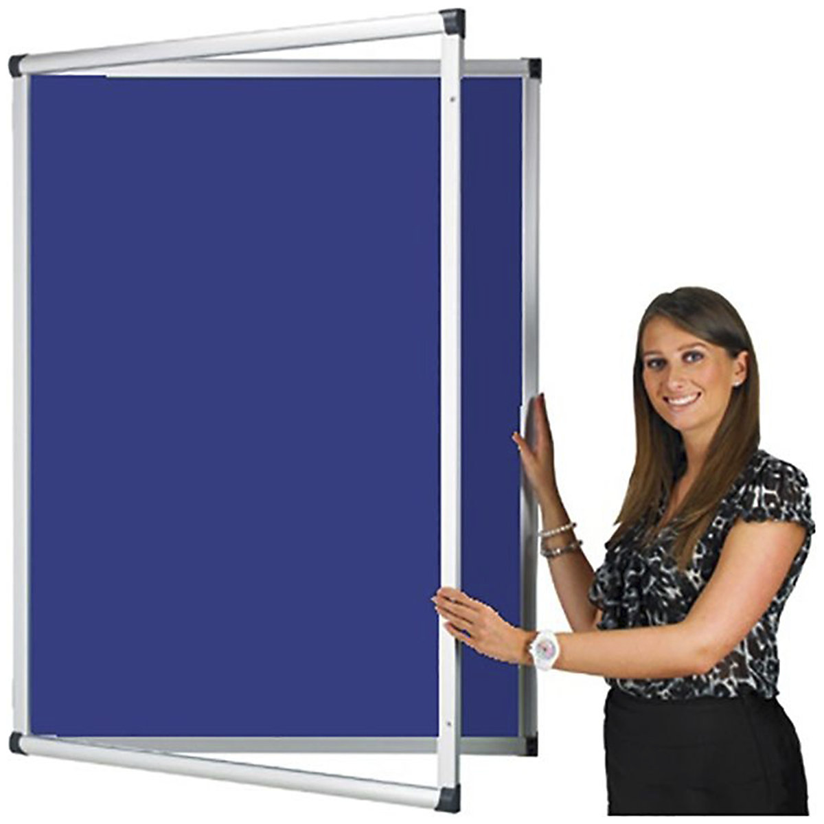 Eco-Sound Tamperproof Blazemaster Noticeboards, Eco-Sound Tamperproof Blazemaster Noticeboards, Eco-Sound Tamperproof Blazemaster Noticeboards | 1200W x 1200H | Blue-0