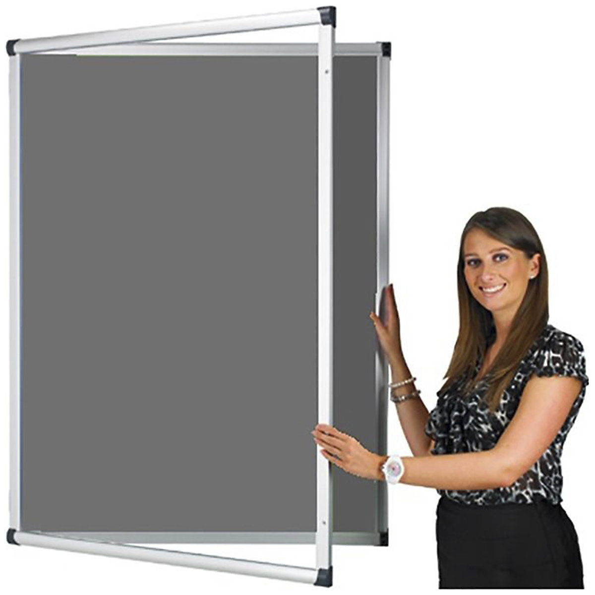 Eco-Sound Tamperproof Blazemaster Noticeboards, Eco-Sound Tamperproof Blazemaster Noticeboards, Eco-Sound Tamperproof Blazemaster Noticeboards | 1200W x 1200H | Grey-0