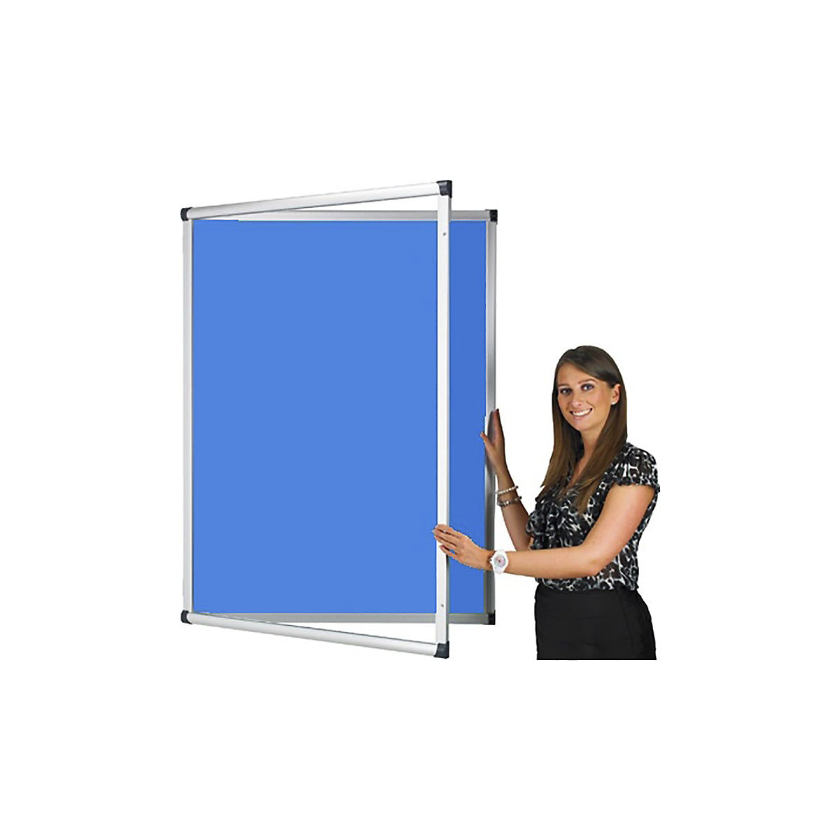 Eco-Sound Tamperproof Blazemaster Noticeboards, Eco-Sound Tamperproof Blazemaster Noticeboards, Eco-Sound Tamperproof Blazemaster Noticeboards | 900W x 600H | Light Blue-2
