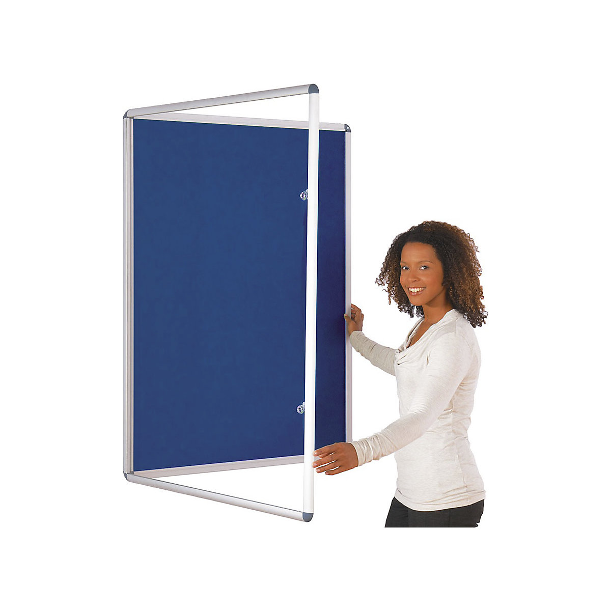 Tamperproof Noticeboards, Tamperproof Noticeboards, Tamperproof Noticeboards | Single Door - 450 x 600 (A) | Green-0