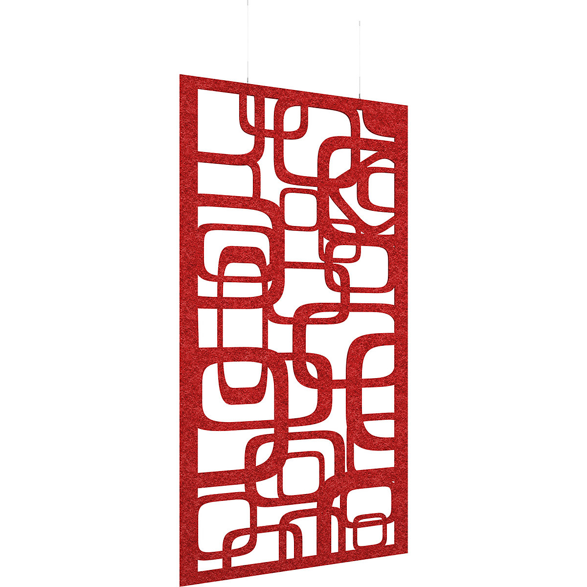 Acoustic Hanging Screens, Acoustic Hanging Screens, Acoustic Hanging Screens | Red | Squares-0