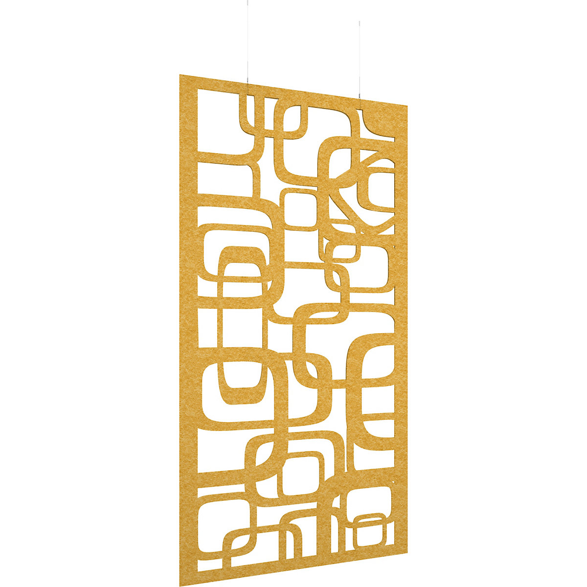 Acoustic Hanging Screens, Acoustic Hanging Screens, Acoustic Hanging Screens | Yellow | Squares-0