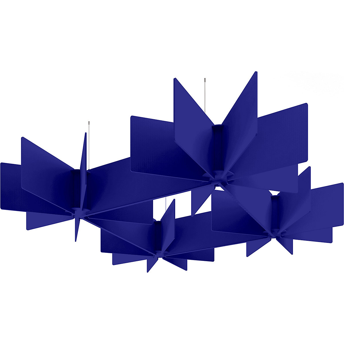 Acoustic Suspended Ceiling Rafts, Acoustic Suspended Ceiling Rafts, Acoustic Suspended Ceiling Rafts | Dark Blue | Echo Grid-0
