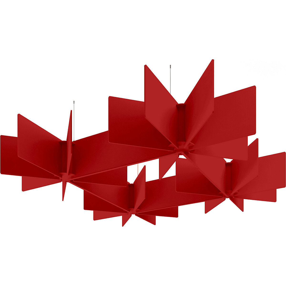 Acoustic Suspended Ceiling Rafts, Acoustic Suspended Ceiling Rafts, Acoustic Suspended Ceiling Rafts | Red | Echo Grid-0