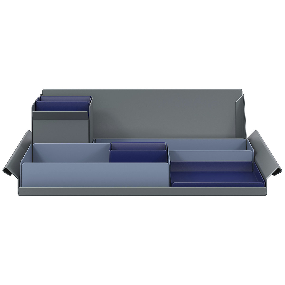 Bisley Mosaic Desktop Storage Trays, Bisley Mosaic Desktop Storage Trays, Bisley Mosaic Desktop Storage Trays | Oxford Blue/Bisley Blue | 8 Trays-0