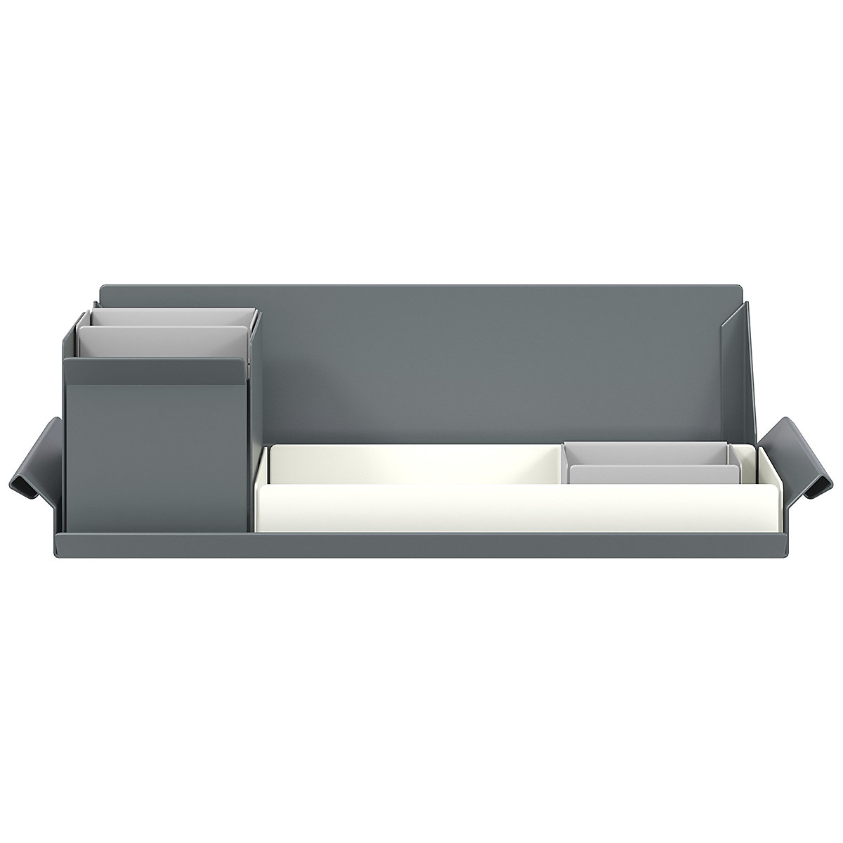 Bisley Mosaic Desktop Storage Trays, Bisley Mosaic Desktop Storage Trays, Bisley Mosaic Desktop Storage Trays | Goose Grey/Chalk | 6 Trays-3