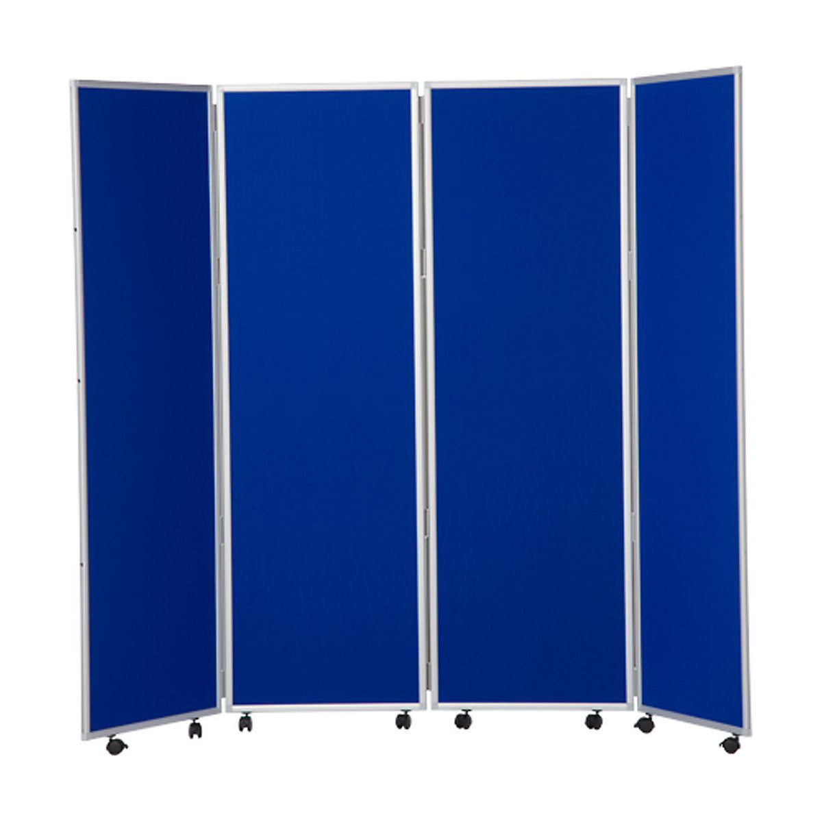 Concertina Room Dividers 4 Panels | 1800h mm | Nyloop Fabric, Concertina Room Dividers 4 Panels | 1800h mm | Nyloop Fabric, Concertina Room Divider 4 Panel | 1800h mm | Royal Blue | Nyloop Fabric-0