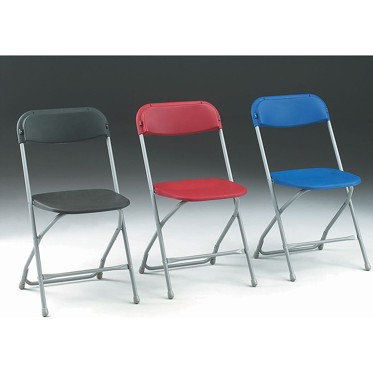 2200 Series Folding Chairs (Sets of 8x Chairs), 2200 Series Folding Chairs (Sets of 8x Chairs), 2200 Series Folding Chair Pack of 8 Charcoal And Grey 820h x 450w x 550d mm-2