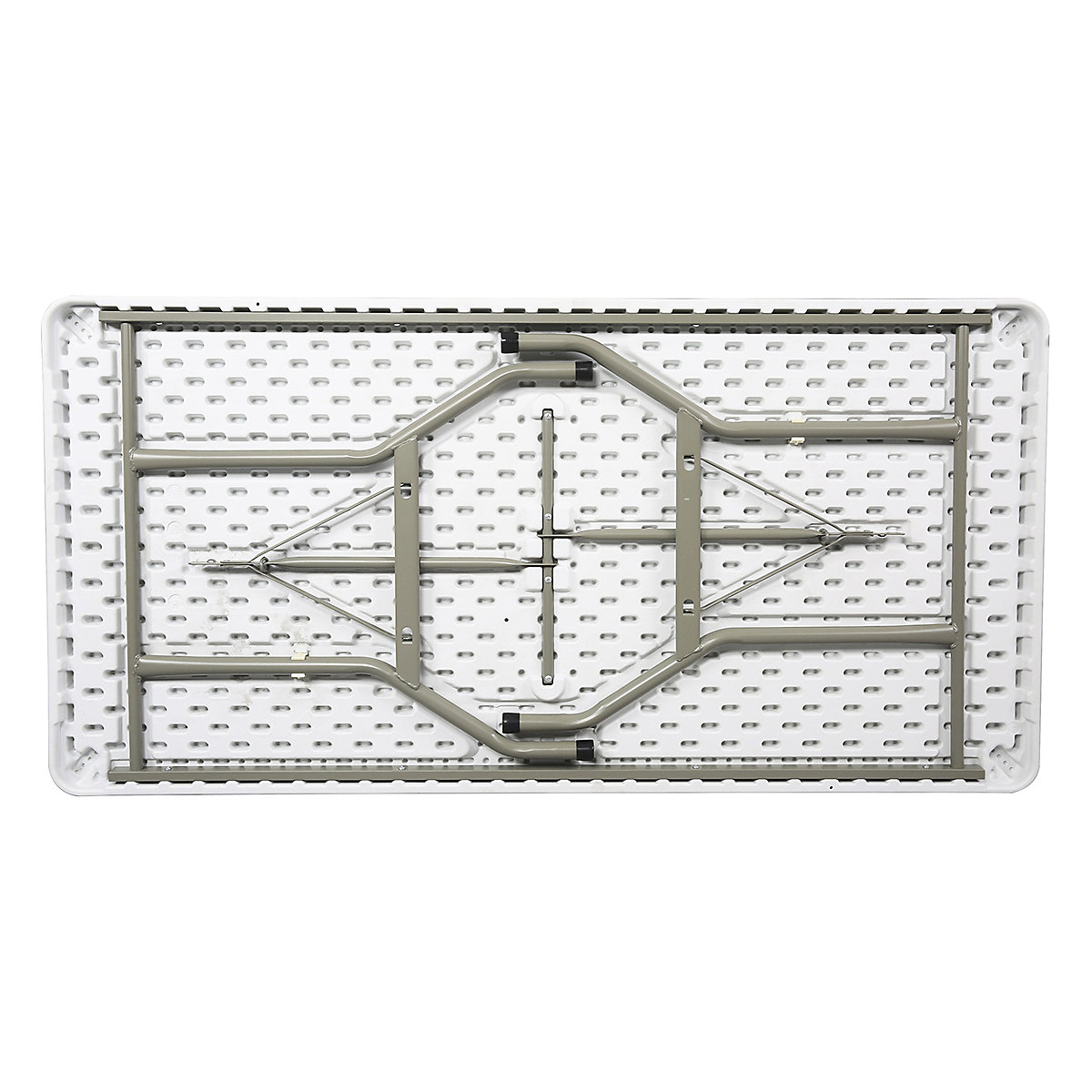 Atlantic Rectangular Plastic Folding Tables (Product illustration 2)-1