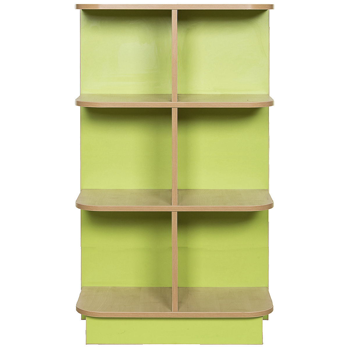 KubbyClass Double D-END Bookcase, KubbyClass Double D-END Bookcase, KubbyClass Double D-END Bookcase | Lime | 1250H-0