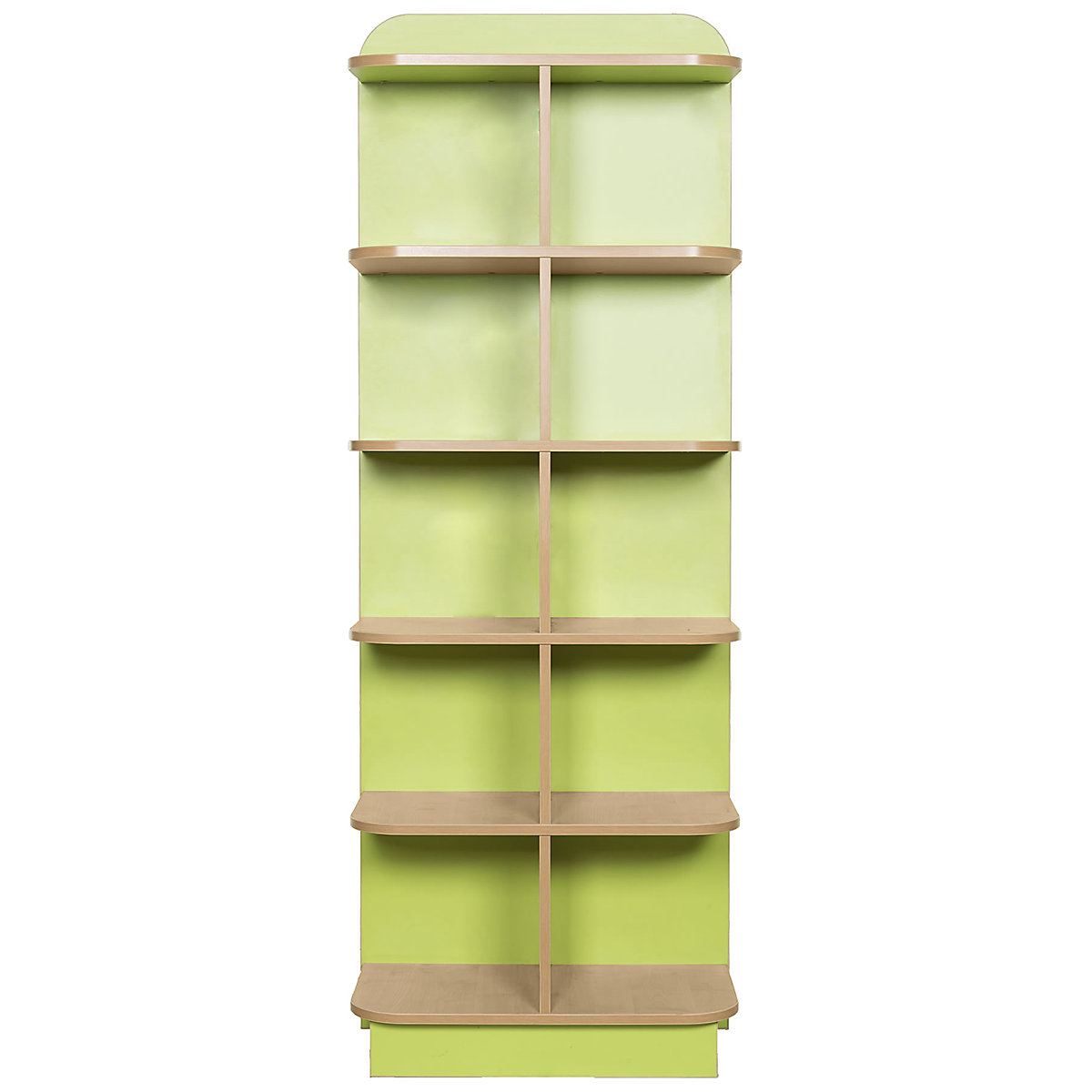 KubbyClass Double D-END Bookcase, KubbyClass Double D-END Bookcase, KubbyClass Double D-END Bookcase | Lime | 1750H-0