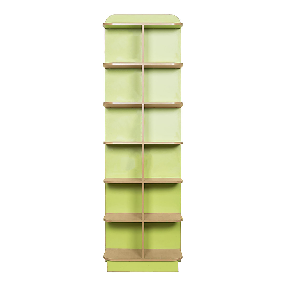 KubbyClass Double D-END Bookcase, KubbyClass Double D-END Bookcase, KubbyClass Double D-END Bookcase | Lime | 2000H-0