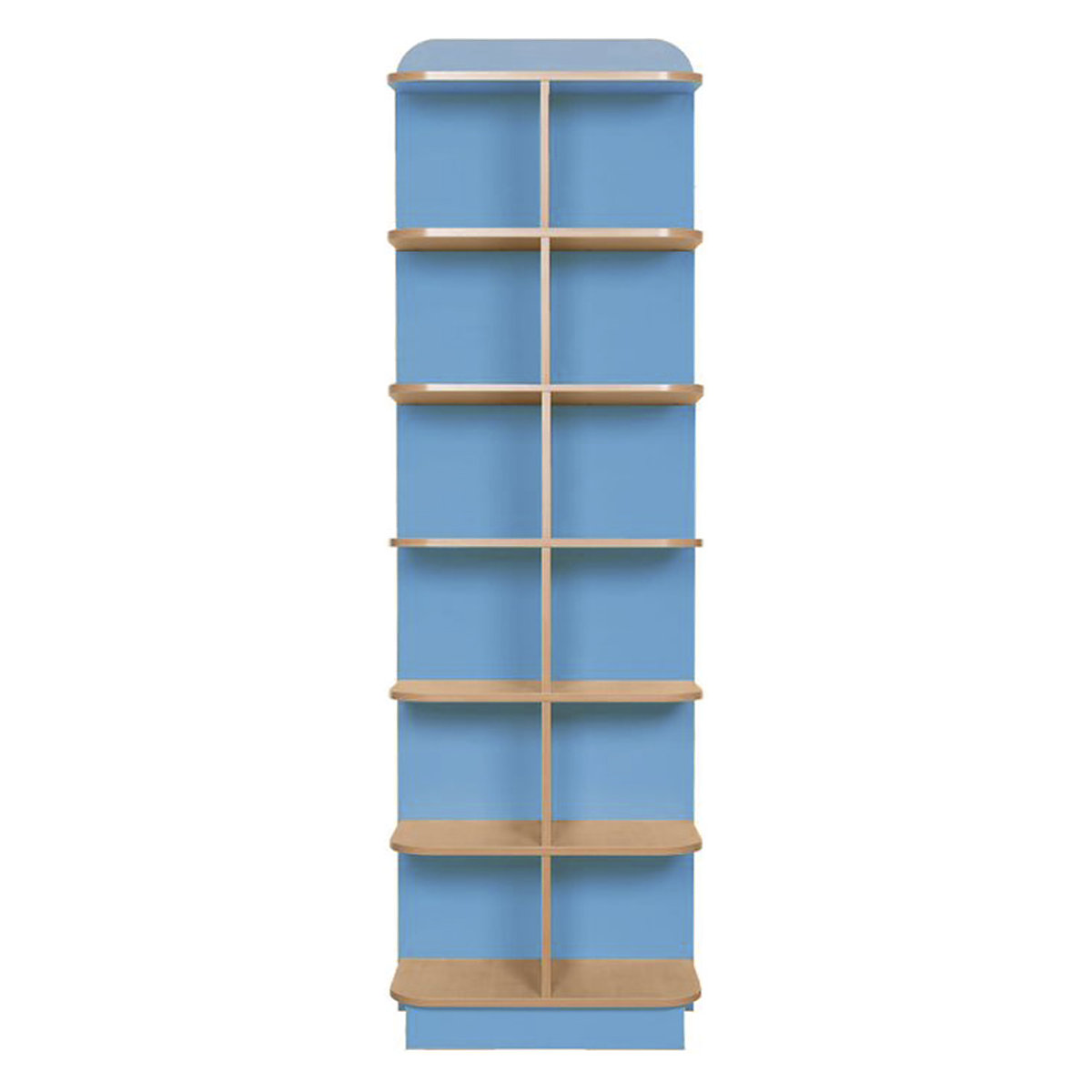 KubbyClass Double D-END Bookcase, KubbyClass Double D-END Bookcase, KubbyClass Double D-END Bookcase | Powder Blue | 2000H-0