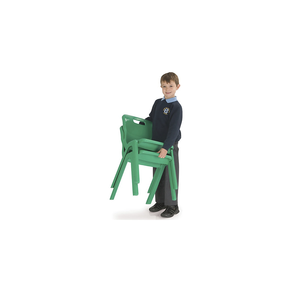Titan One Piece Classroom Chairs - Pack Of 30 Classroom Chair (Product illustration 12)-11