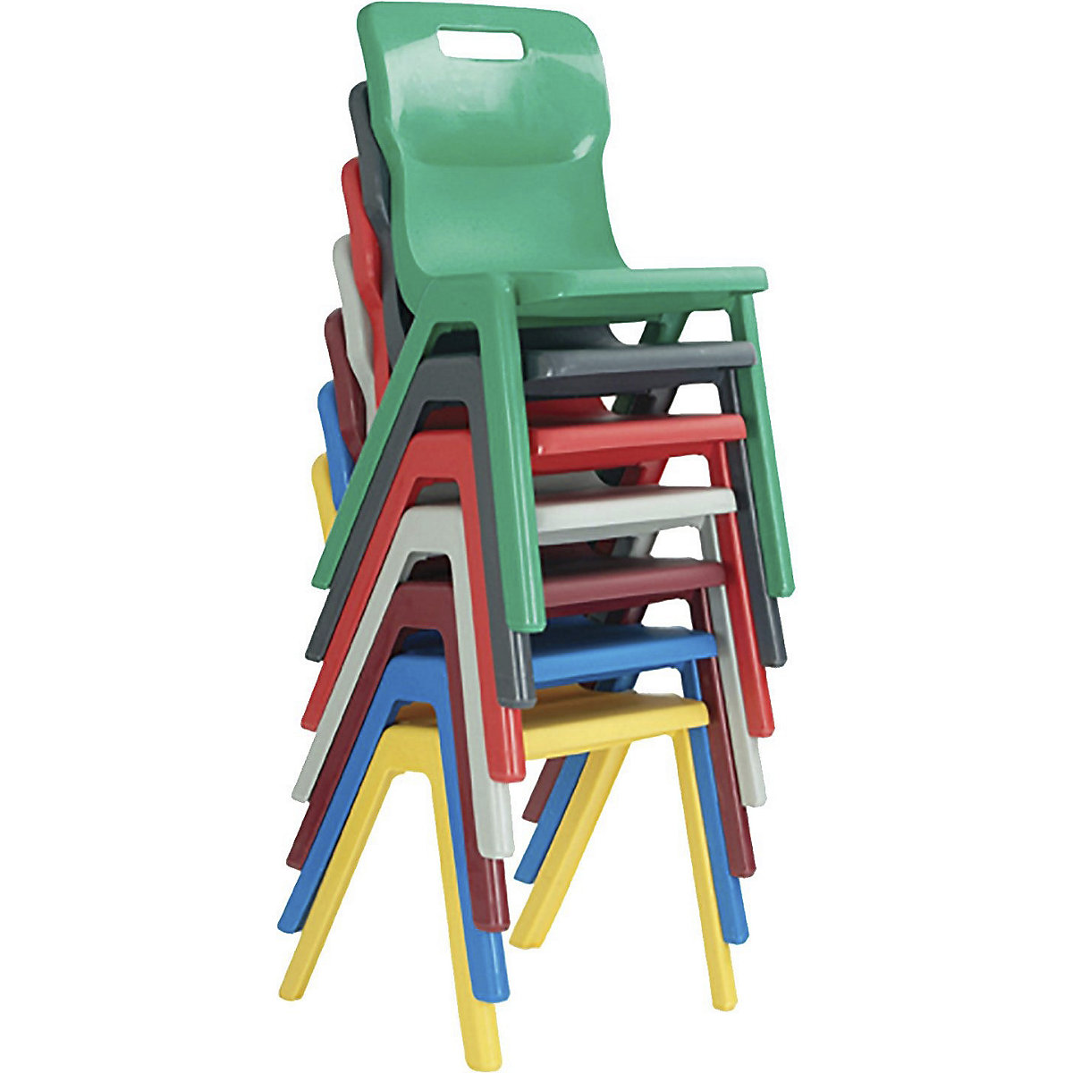 Titan One Piece Classroom Chairs - Pack Of 30 Classroom Chair (Product illustration 10)-9