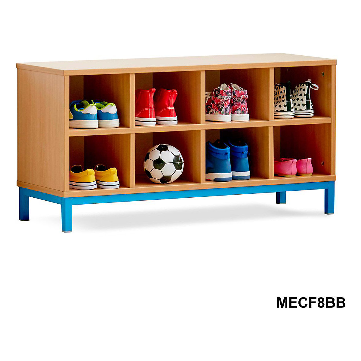 Classroom Storage Cabinet With 8 Open Compartments (Product illustration 2)-1