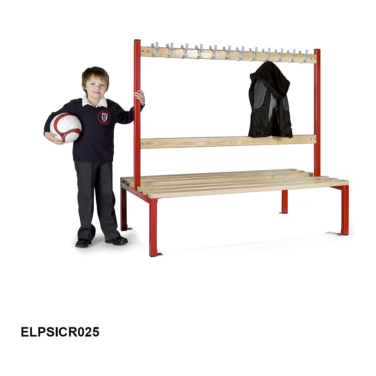 Elite Primary School Island Changing Room Benches (Product illustration 4)-3