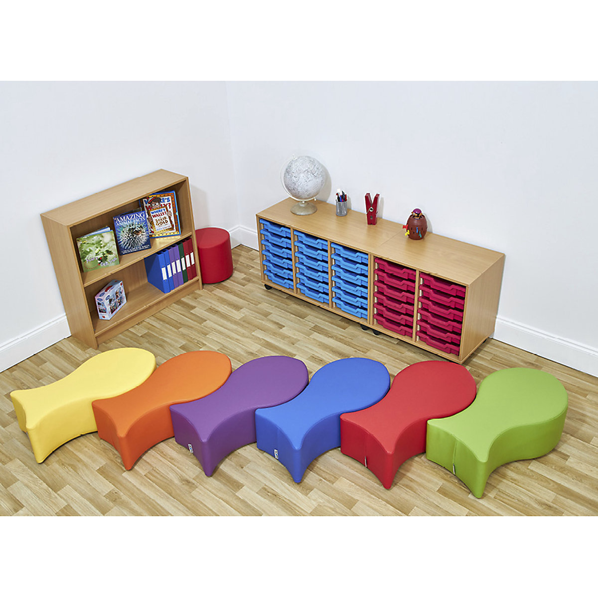 Fish Shaped Foam Seats (Product illustration 2)-1