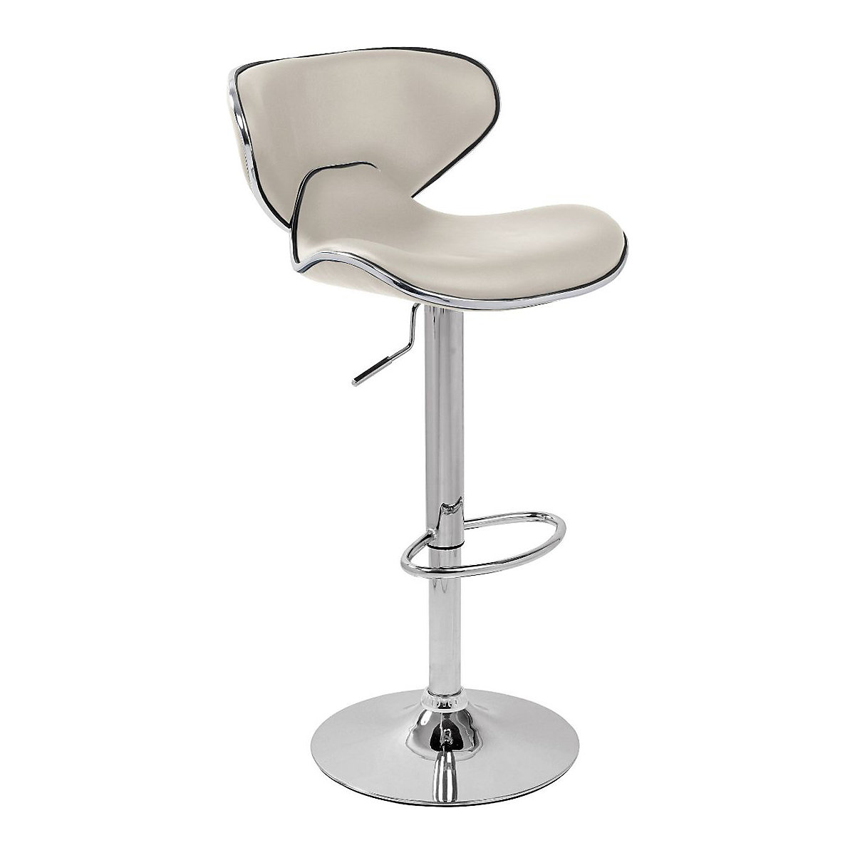 Calais Bar Stools, Calais Bar Stools, Calais Bar Stool White and Chrome-1