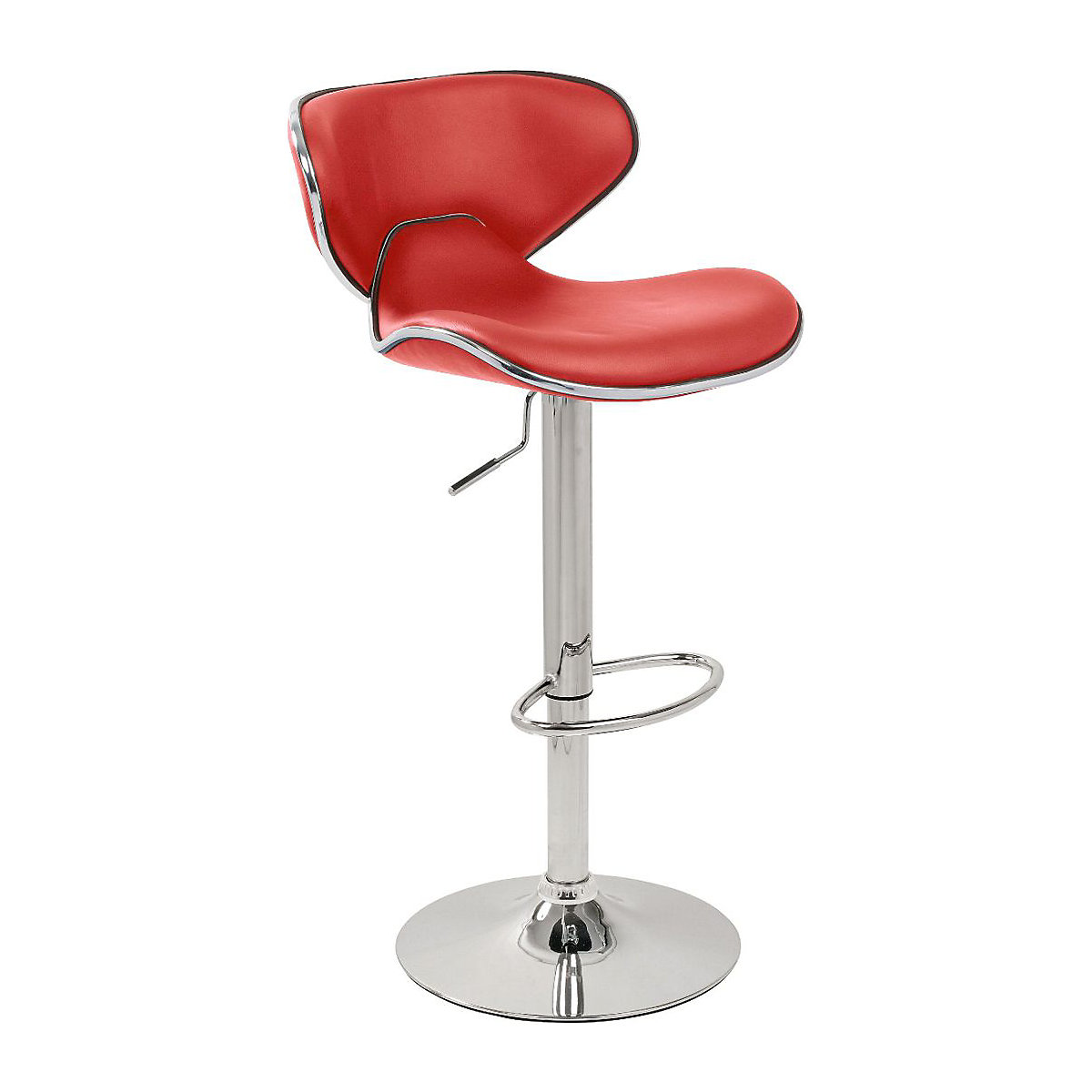 Calais Bar Stools, Calais Bar Stools, Calais Bar Stool Red and Chrome-2