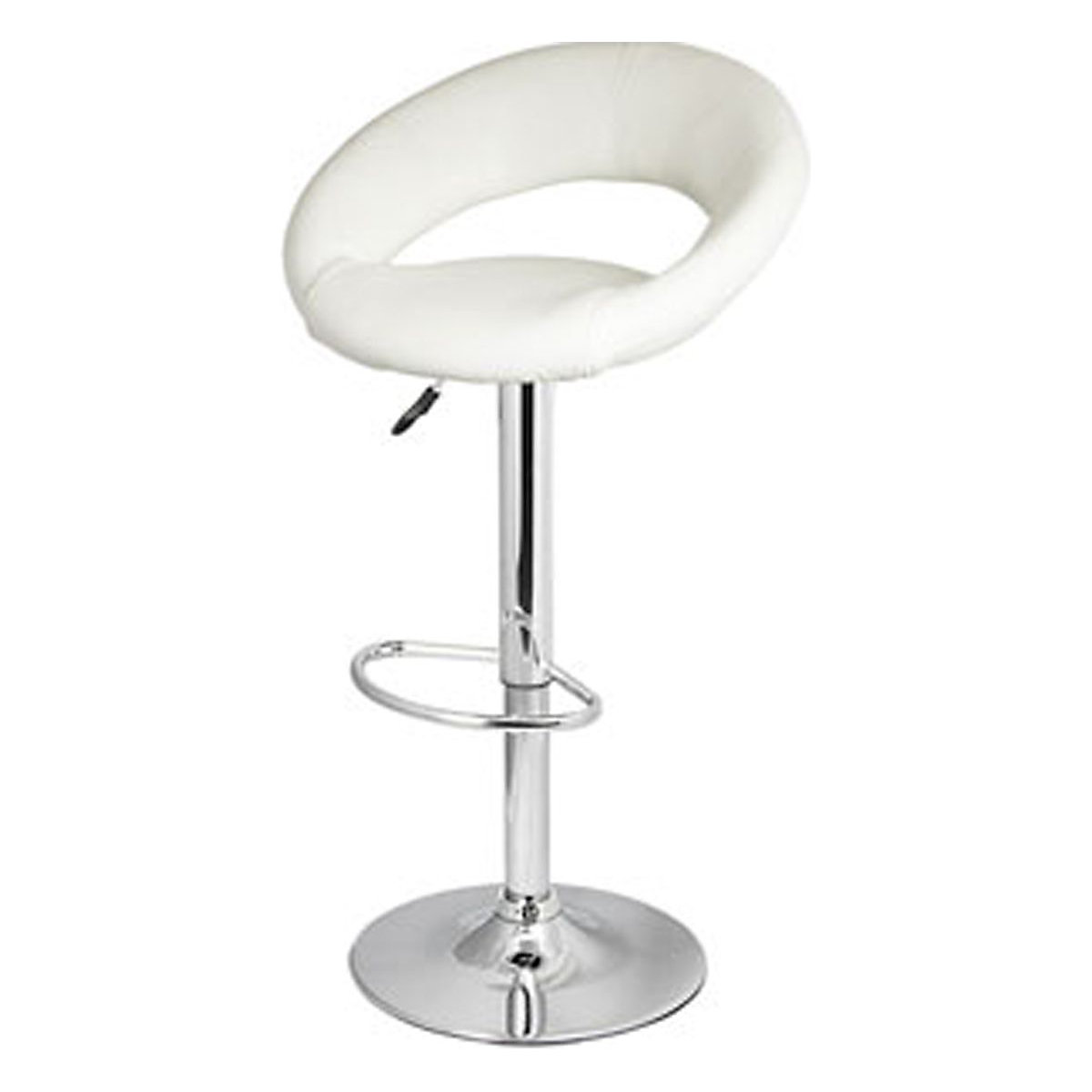 Girona Kitchen Bar Stools, Girona Kitchen Bar Stools, Girona Kitchen Bar Stool White and Chrome-2