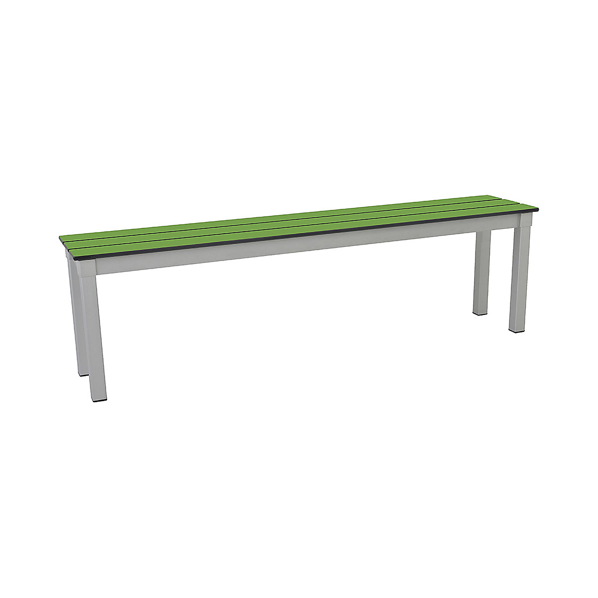 Gopak Outdoor Enviro Plus Rectangular Benches, Gopak Outdoor Enviro Plus Rectangular Benches, Gopak Outdoor Enviro Plus Rectangular Benches | 260h mm | 1000w x 300d | Slatted Seat | Pea Green-0