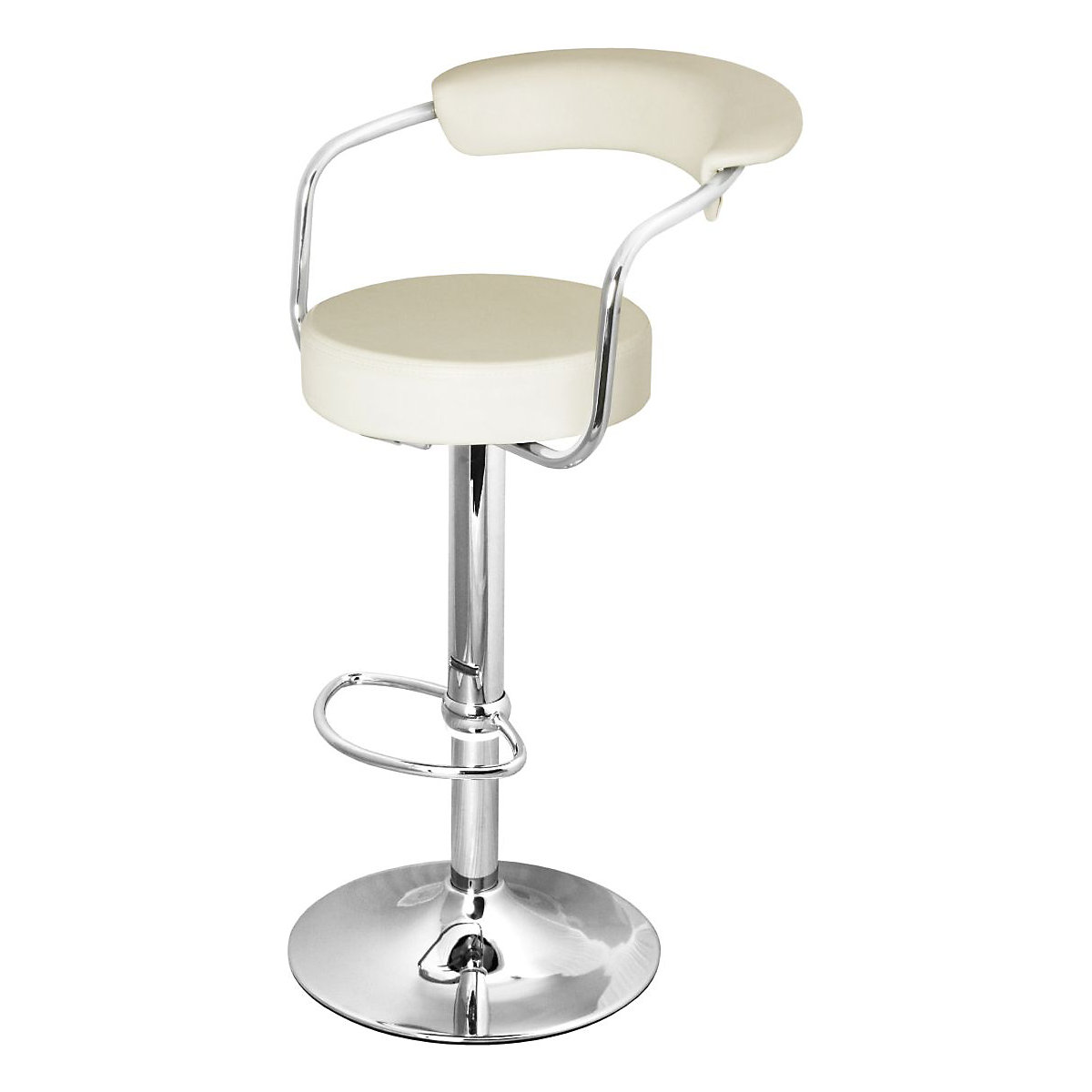 Seville Bar Stools, Seville Bar Stools, Seville Bar Stool Cream and Chrome-2