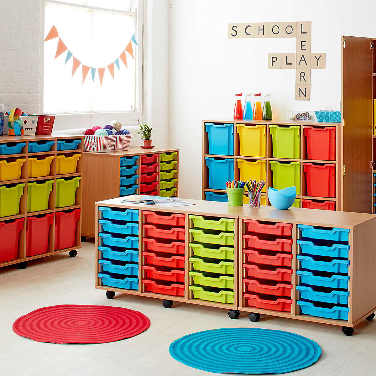 12 Single Tray Wooden Units (Product illustration 2)-1