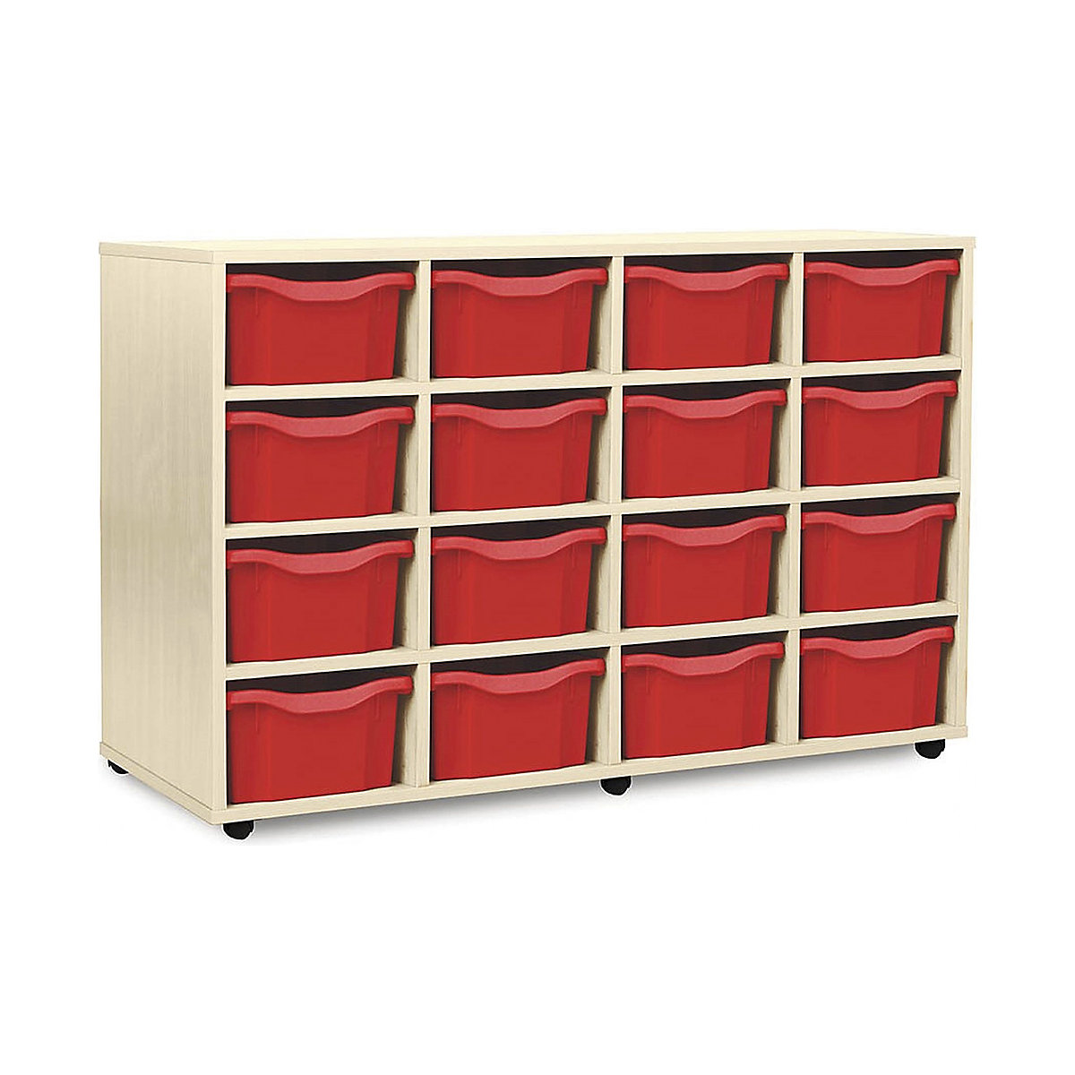 16 Tray Double Mobile Storage