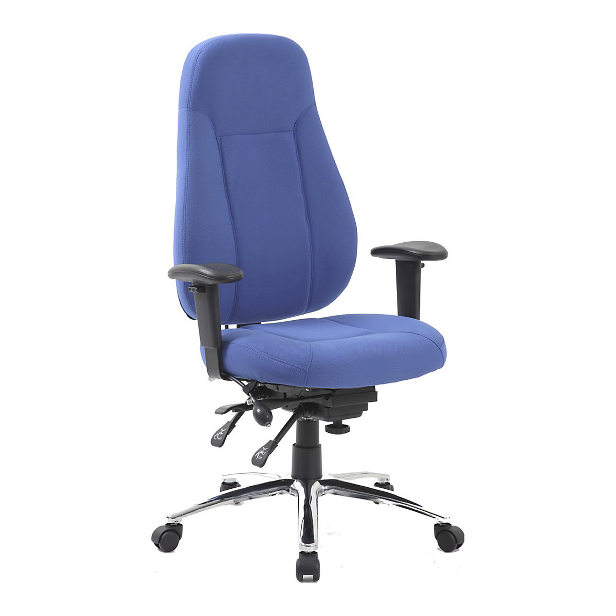 Beta 24 Hour Ergonomic High Back Task Chair, Beta 24 Hour Ergonomic High Back Task Chair, Beta 24 Hour Ergonomic High Back Task Chair | Blue | Chiropractor Approved | Assembled-1