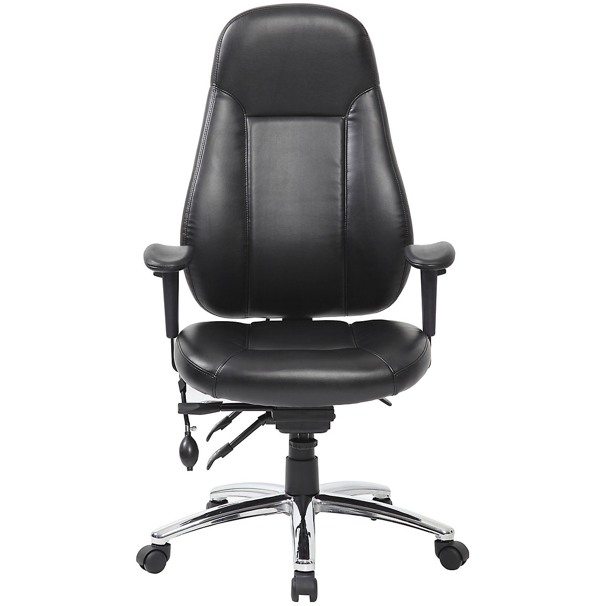 Beta 24 Hour Leather Task Chair With Arms (Product illustration 2)-1