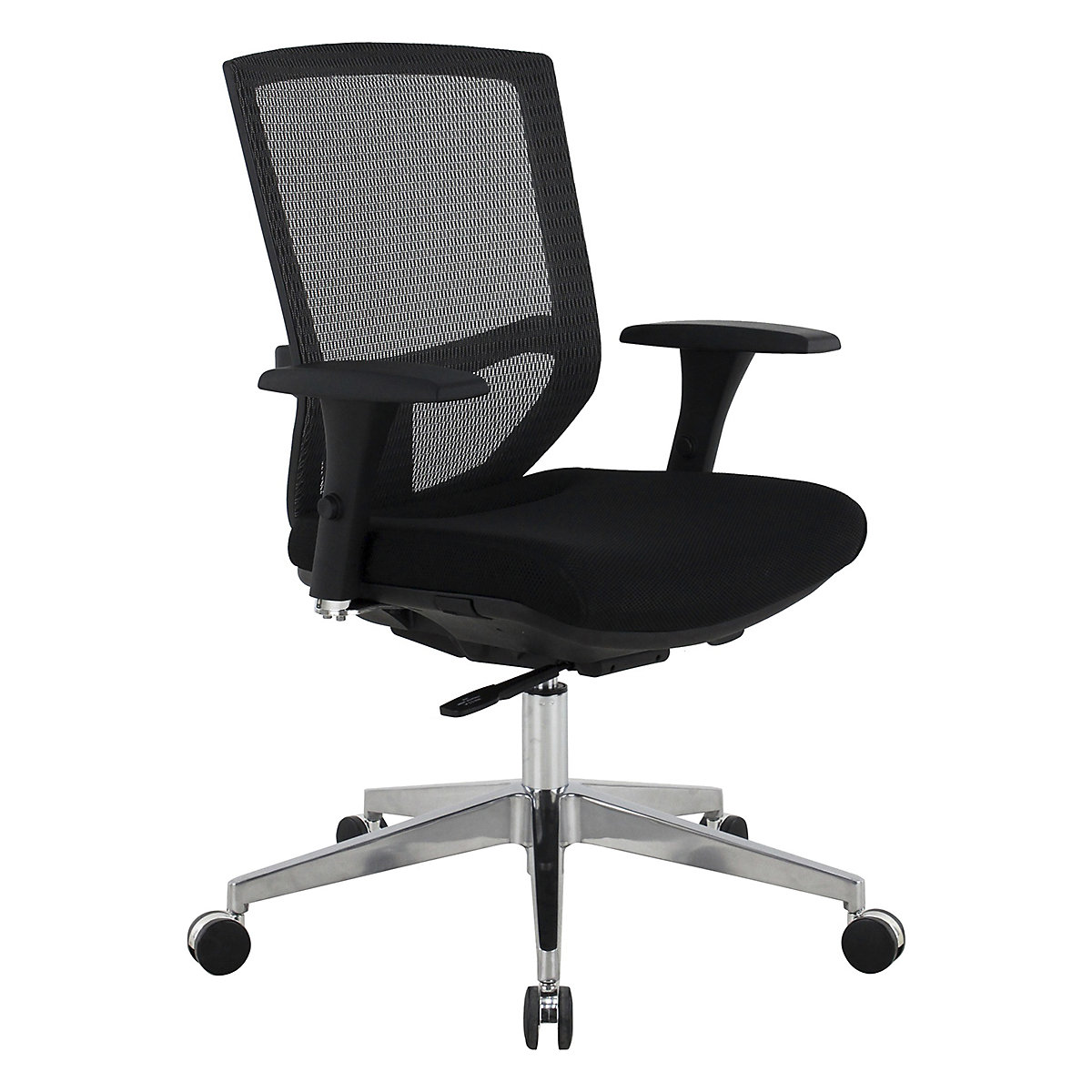 Eve 24/7 Ergonomic Mesh & Fabric Office Chair, Eve 24/7 Ergonomic Mesh & Fabric Office Chair, Eve 24/7 Ergonomic Mesh & Fabric Office Chair | Black | Chiropractor Approved | Assembled-0