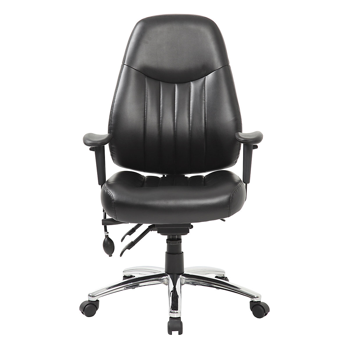 Alpha 24 Hour High Back Leather Office Chair (Product illustration 3)-2