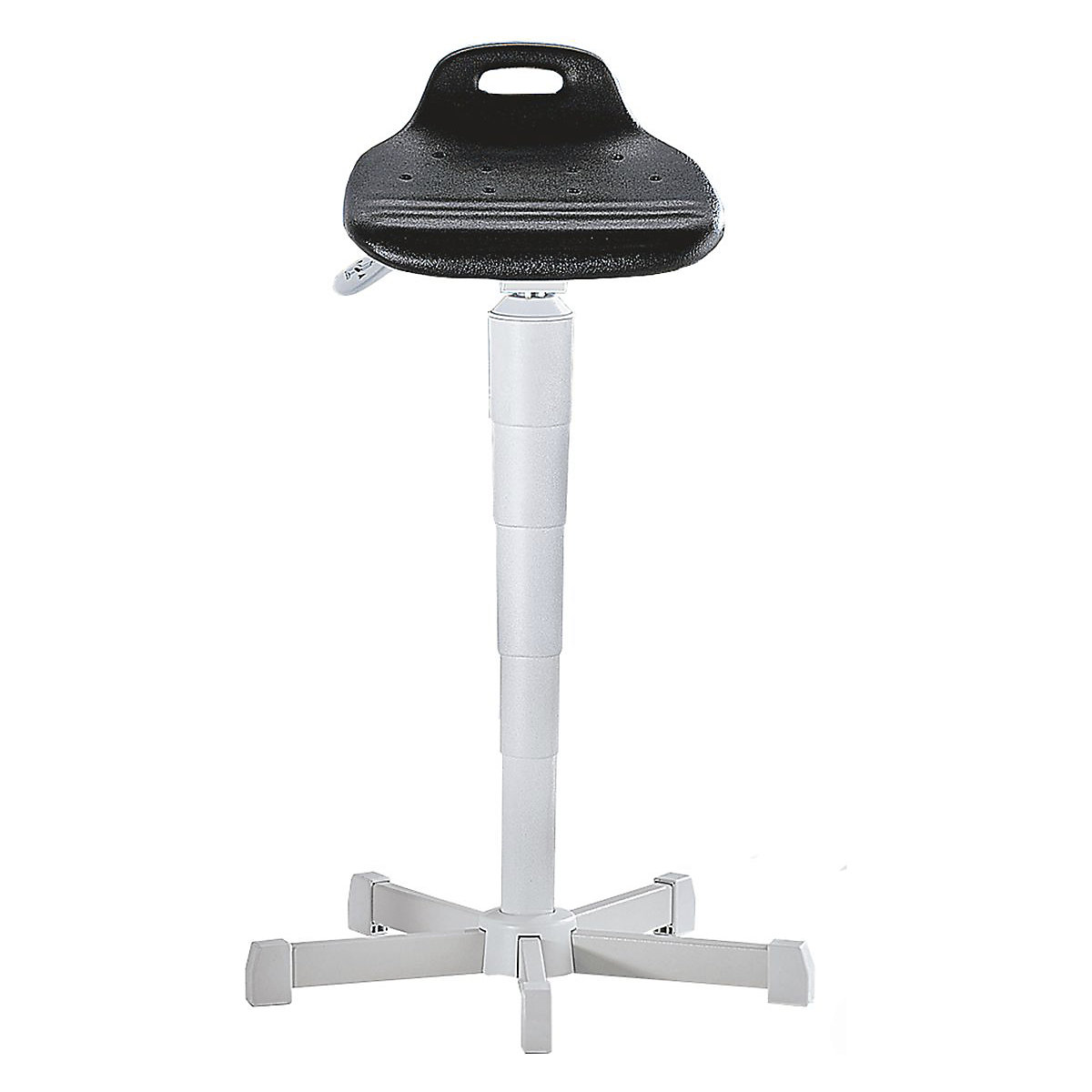 Eurokraft Anti Fatigue Stool With Integrated Seat Handle, Eurokraft Anti Fatigue Stool With Integrated Seat Handle, Eurokraft Anti Fatigue Stool with Integrated Seat Handle | Light Grey | Seat Height 595-880mm-0