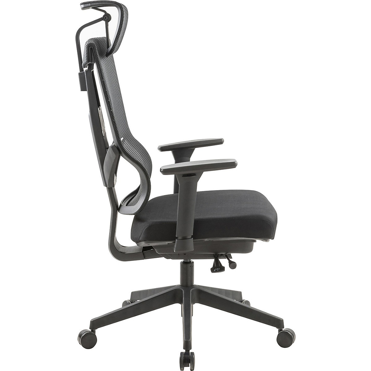 Novigami Kalik Black Mesh Office Chairs (Product illustration 2)-1