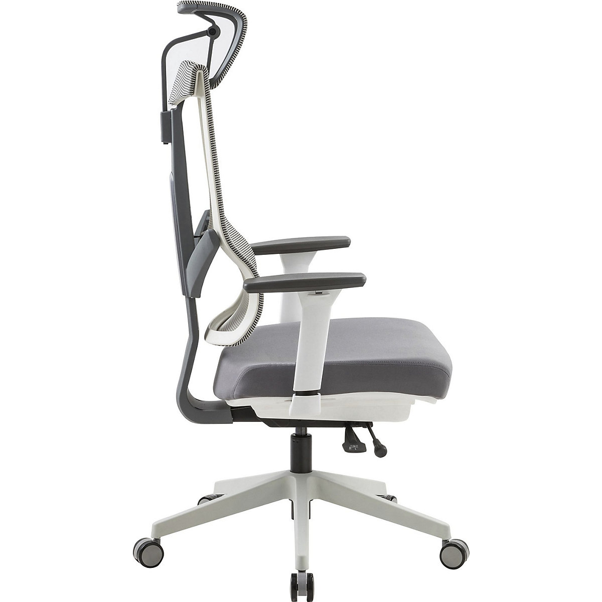Novigami Kalik Grey Mesh Back Office Chair (Product illustration 2)-1