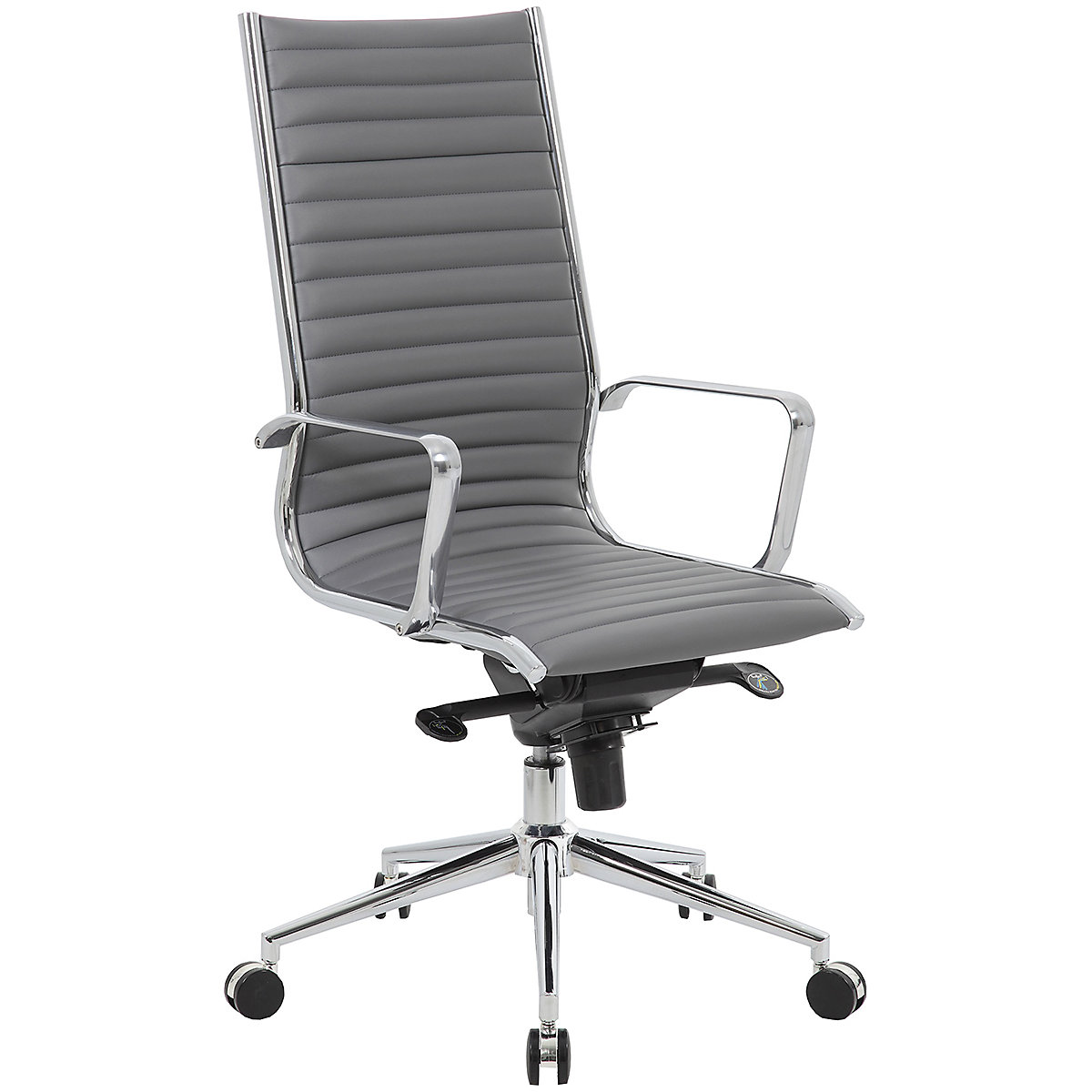 Abbey High Back Leather Chair, Abbey High Back Leather Chair, Abbey High Back Leather Chair | Grey-2