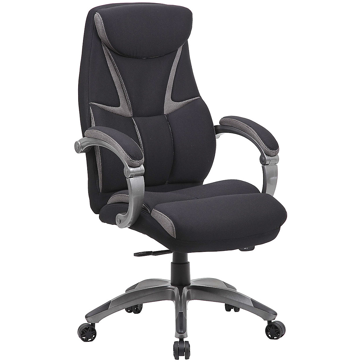 Berlin Synchronous Manager's Fabric Desk Chair, Berlin Synchronous Manager's Fabric Desk Chair, Berlin Synchronous Fabric Manager's Chair | Black-1