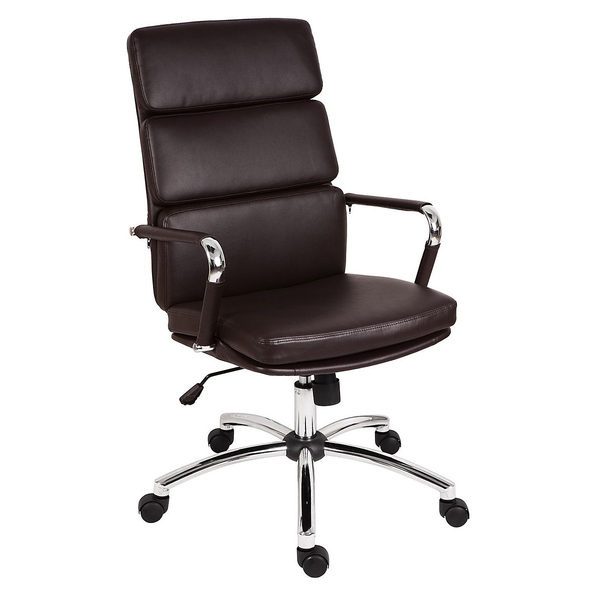 Clermont Retro Executive Chairs, Clermont Retro Executive Chairs, Clermont Retro Executive Chair | Brown | Chrome Base-2
