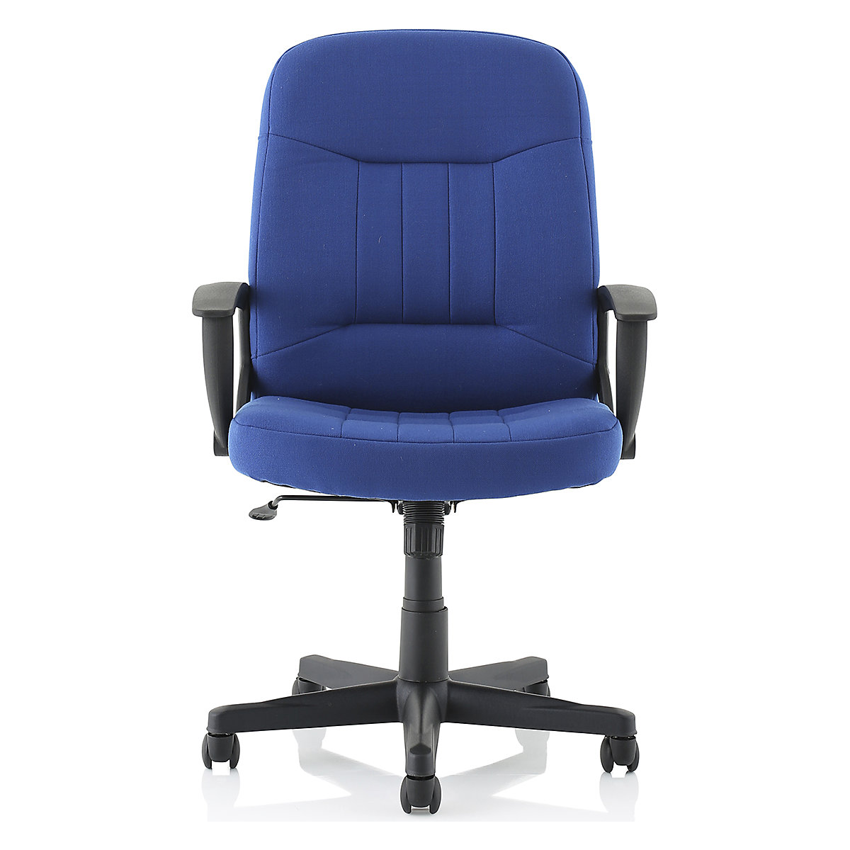 Hague Executive Office Chair, Hague Executive Office Chair, Hague Royal Blue Fabric Executive Chair with Fixed Arms 1000h x 665w x 685d mm | Blue | 120 KG Weight Capacity | 8 Hours Usage-0