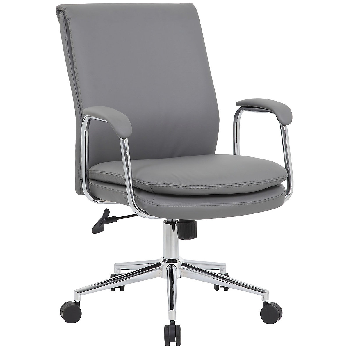 Mercury Bonded Leather Office Chair, Mercury Bonded Leather Office Chair, Mercury Bonded Leather Office Chair | Grey-0