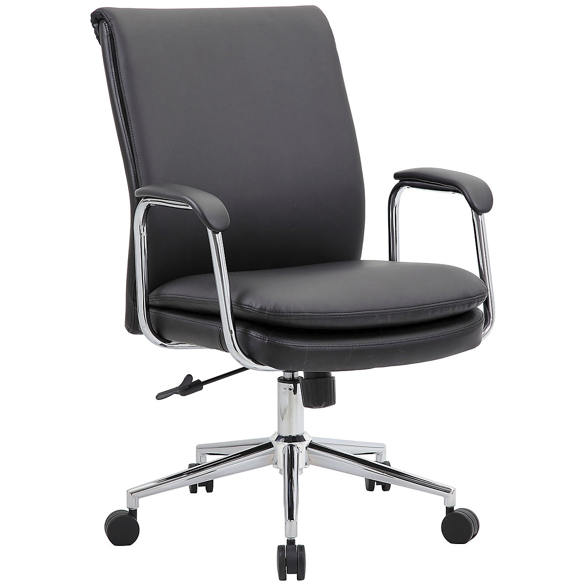 Mercury Bonded Leather Office Chair, Mercury Bonded Leather Office Chair, Mercury Bonded Leather Office Chair | Black-1