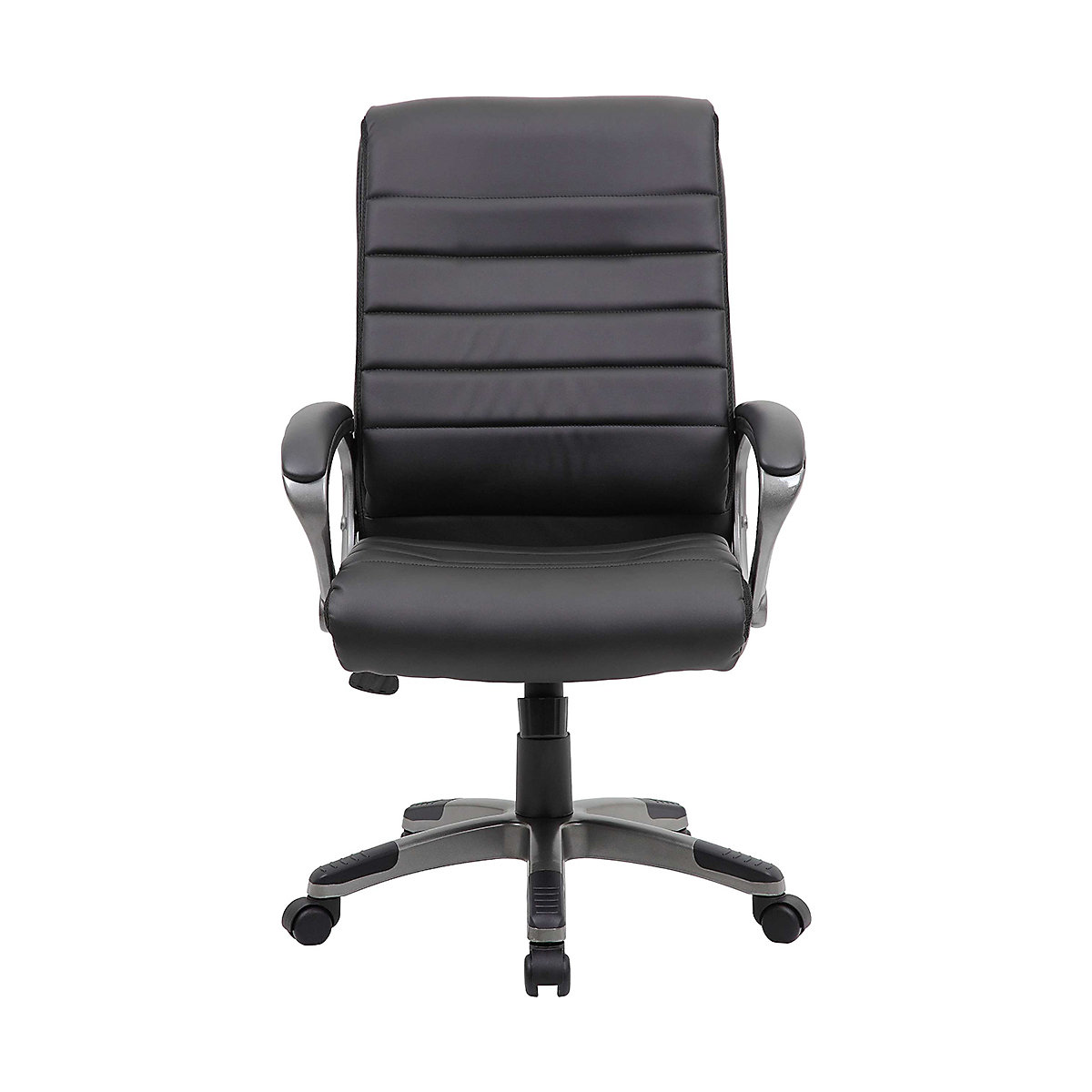 Paris Black Bonded Leather Manager's Chair (Product illustration 2)-1