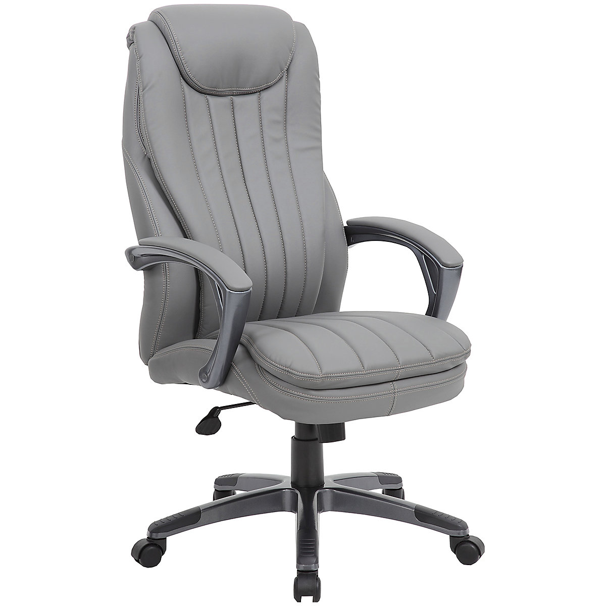 Tanis Bonded Leather Directors Chair, Tanis Bonded Leather Directors Chair, Tanis Bonded Leather Executive Chair | Grey-0