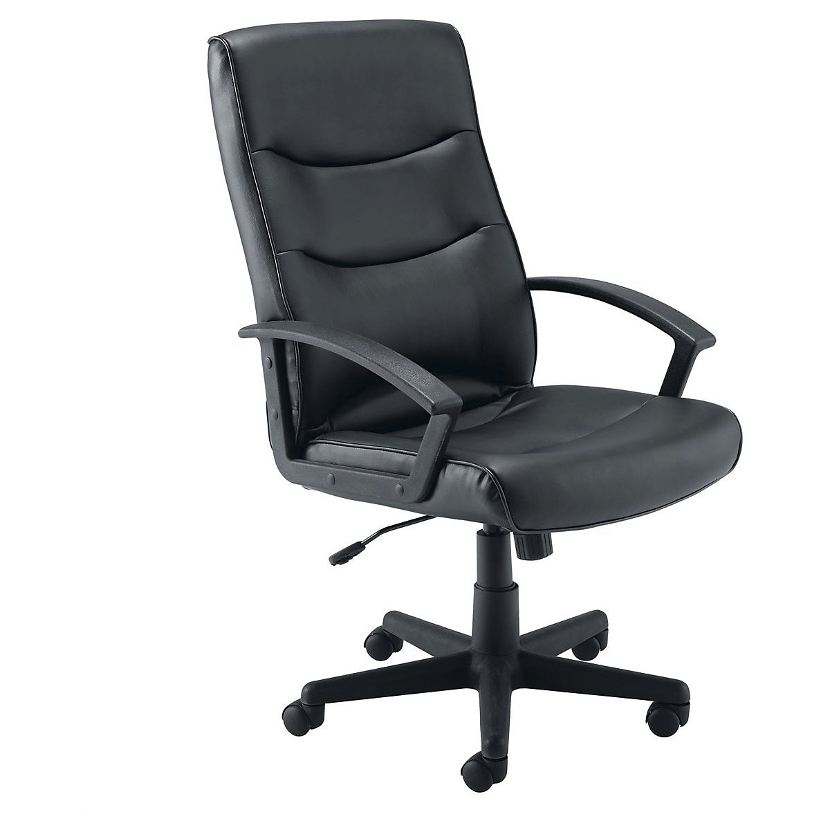 Verona Leather-look Executive Chairs, Verona Leather-look Executive Chairs, Verona Leather-look Executive Chair | Black | Black Plastic Base-0