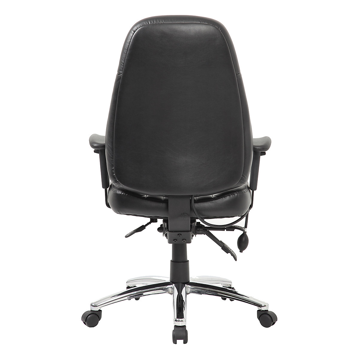 Alpha 24 Hour High Back Leather Office Chair (Product illustration 4)-3