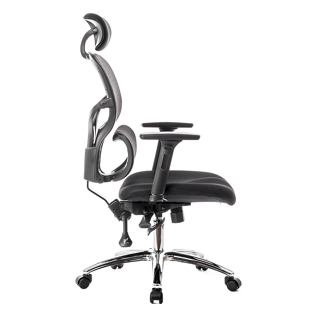 Desire Ergonomic Mesh Office Chair With Headrest (Product illustration 2)-1