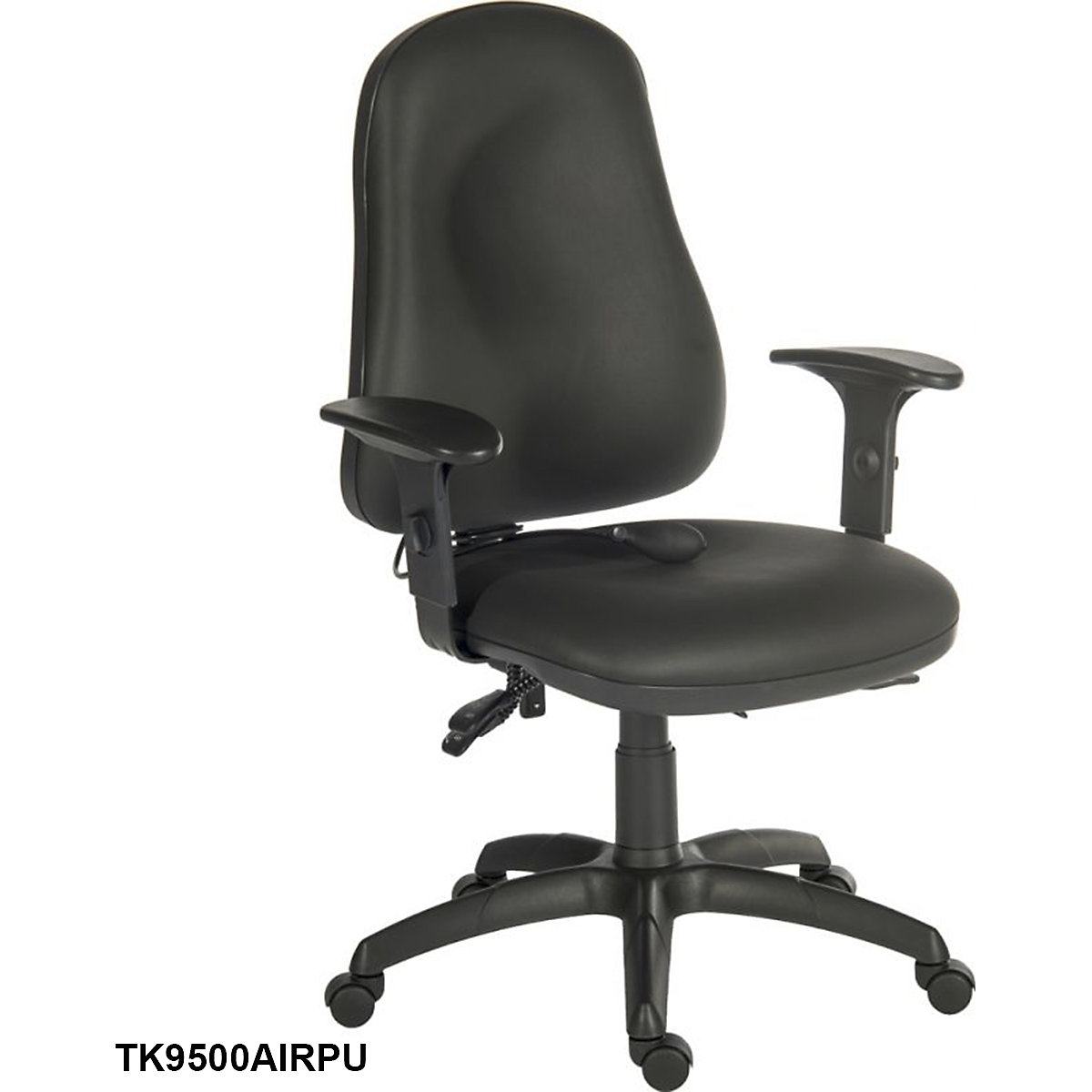 Ergo Comfort Air Black PU Chair (Product illustration 4)-3