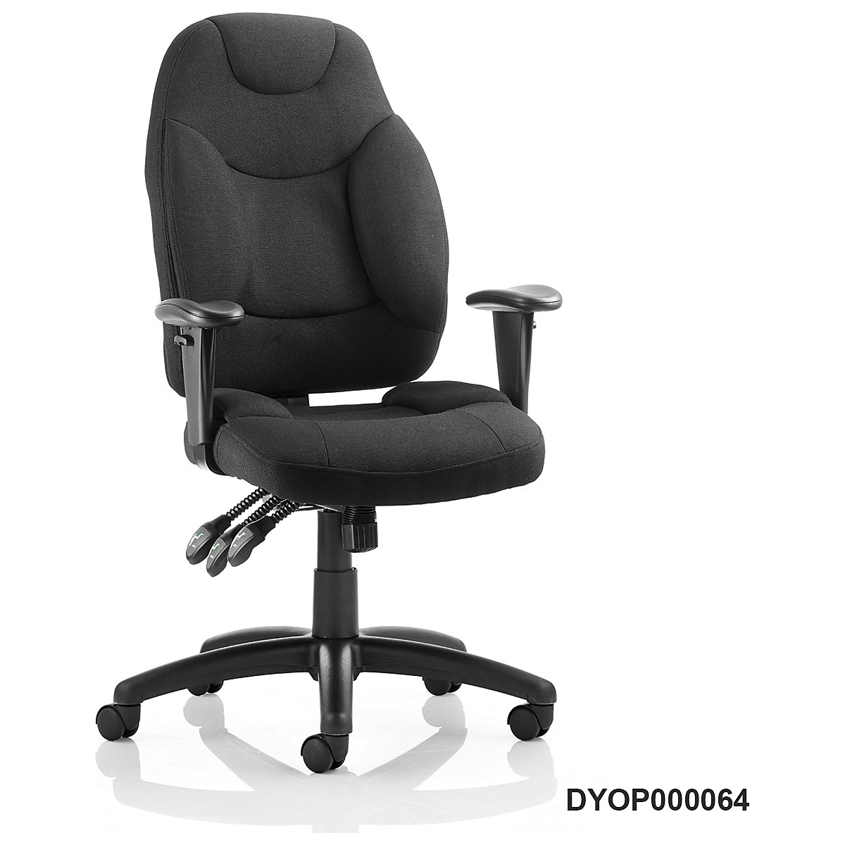 Galaxy Task Operator Chairs With Arms (Product illustration 3)-2